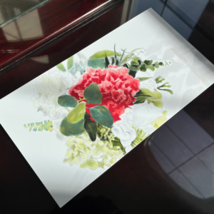 Flower Bunch 6x11 Art Print + Bookmark! - Image 1